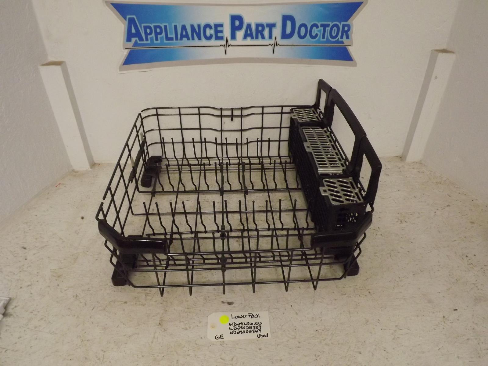 GE Dishwasher WD28X26106 WD28X22827 WD28X22867 Lower Rack Used GE Dishwasher WD28X26106 WD28X22827 WD28X22867 Lower Rack Used